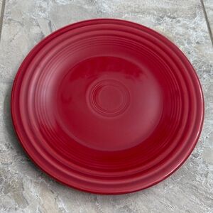 Fiesta Scarlet Red Classic Rim Luncheon Plate